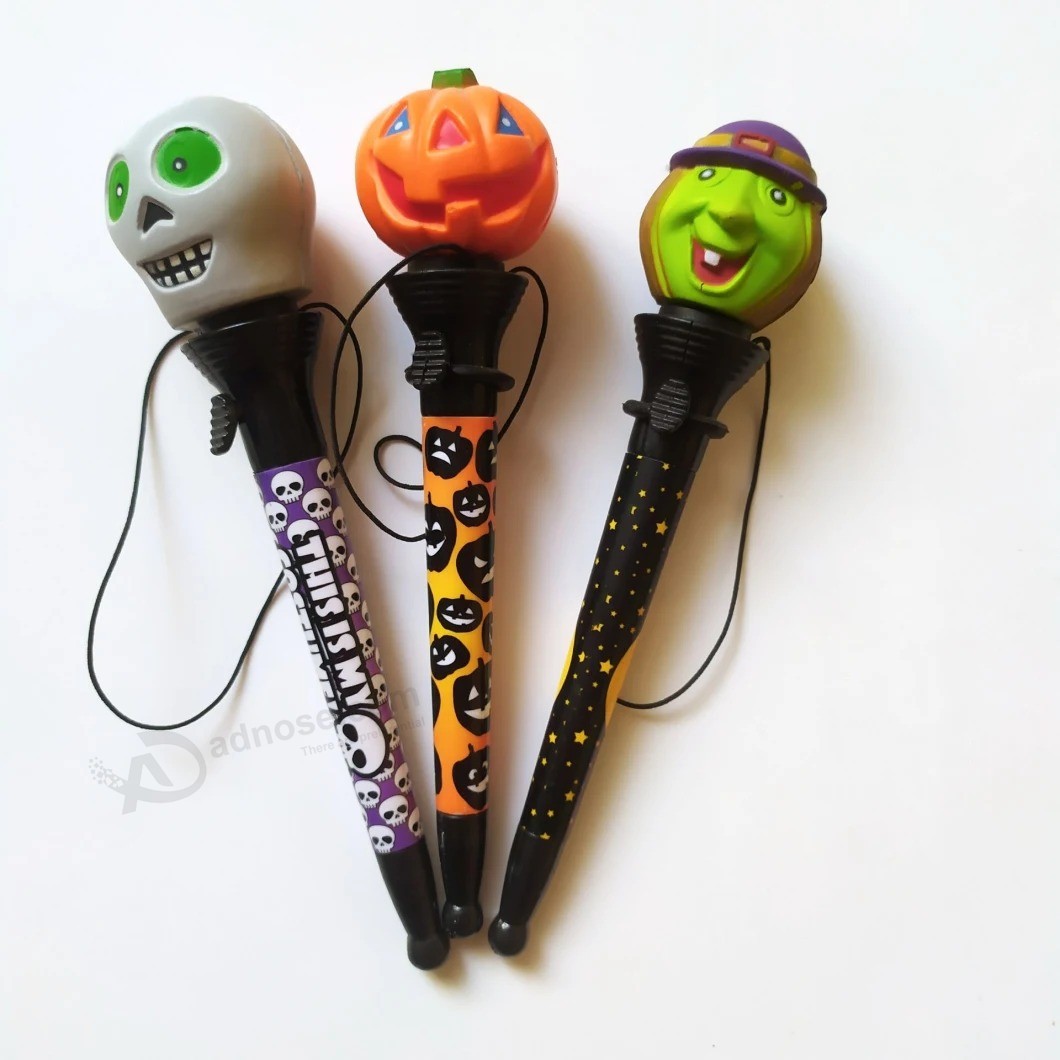 Halloween Ghost Festival Ballpoint Pen Holiday Gift Stationery Funny Ejection Pen