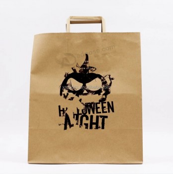 Papieren Feesttassen Halloween 100% gerecycled kraftpapier Bravo Sport Halloween Trick or Treat Goody Gags Bruin papier cadeau