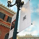 Striscioni in PVC stampati in vinile resistente ai raggi UV personalizzati all'aperto