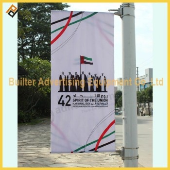 Bannière publicitaire en PVC pour poteau extérieur