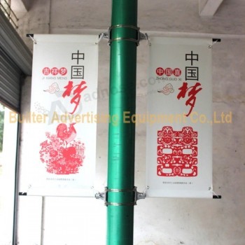 Fissatore di striscioni pubblicitari per pali stradali in metallo (BS-HS-054)