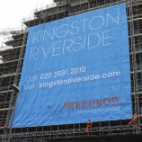 Banner in rete vinilica personalizzata di grande formato per esterni