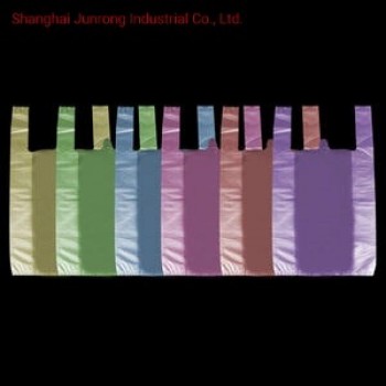 Sengtor en plastique T-shirt Sac en gros Impression personnalisée Logo Merci T Shirt Sac Shopping Plastique