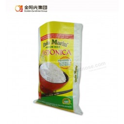 定制标志 100kg 50kg 25kg 10kg 塑料大米/面粉/饲料/肥料 BOPP PP 编织袋 B25