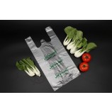 Logo di design personalizzato stampa plastica fustellata PE borsa della spesa