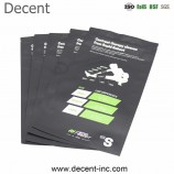 Sac d’emballage ziplock en plastique imprimé personnalisé Sac d’emballage de manchon de brassard de sport Impression de sacs en polyéthylène avec logo