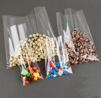 工場価格透明プラスチック Polly OPP 自己接着バッグ、ソックス用 ロゴ印刷のパッケージ