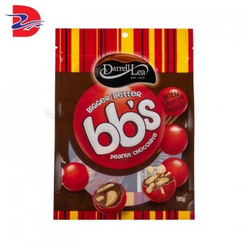 Perfecte kwaliteit logo kleurrijke snoep PVC plastic zakje zak voor zoet snoep