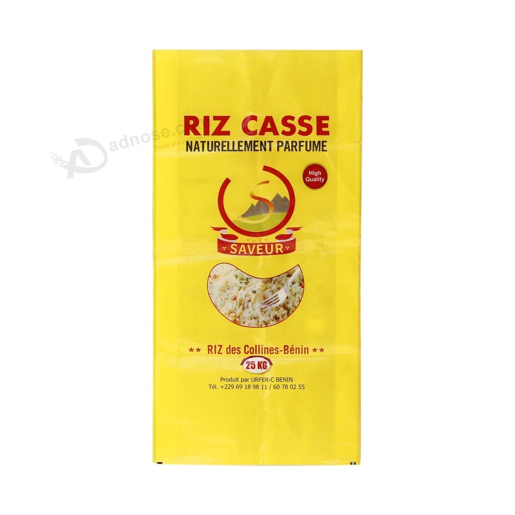 China SGS CE Colorful Print Customized Logo 25kg 50kg White PP Woven Fabric Sheet Packaging Plastic Sack Packing Flood Sand Feed Fertilizer Rice Sugar Flour Bag