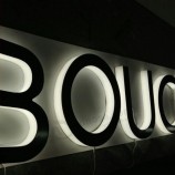 Hoge populariteit halo lichtgevende acryl LED-teken alfabet letter