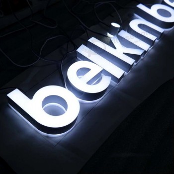 Personalizzato 3D Neon LED Elettronico Cartello Pubblicitario Esterno Retroilluminato Luminoso Parole