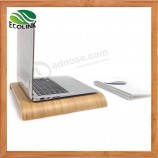 Disipación de calor Bambú Laptop Mat Notebook Table