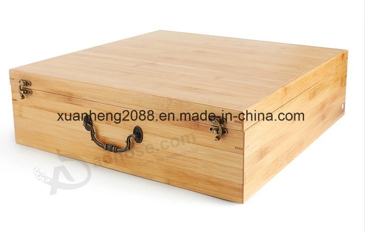 Custom Engraving Logo Storage Drawer Jewelry Gift Bamboo Wooden Box