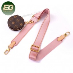 Lst078 Free Coin Purse Durable Luggage Strap Canvas Printed Purse Straps Custom Woven Logo Bag Strap