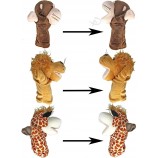 Juguetes de muñecas de animales Juguetes interactivos para bebés Accesorios de actuación de títeres Juguetes de peluche de mano Venta al por mayor Niños 's Logotipo OEM de felpa