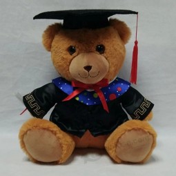 25cm Logo Personalizzato Laurea Mascotte Peluche Animale Orsacchiotto Giocattoli Farciti