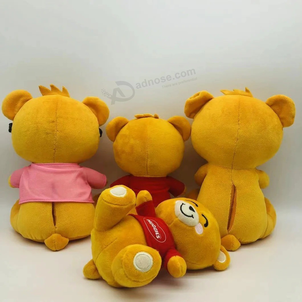 2021 Hot Teddy Bear Stuffed Toy Custom Logo Stuffed Animals Baby Bear Stuffed Teddy Bear Toy Plush Doll Toy for Decorative