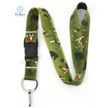Aangepaste Logo Ontwerper Leuke Sleutelhanger Lanyard Kort