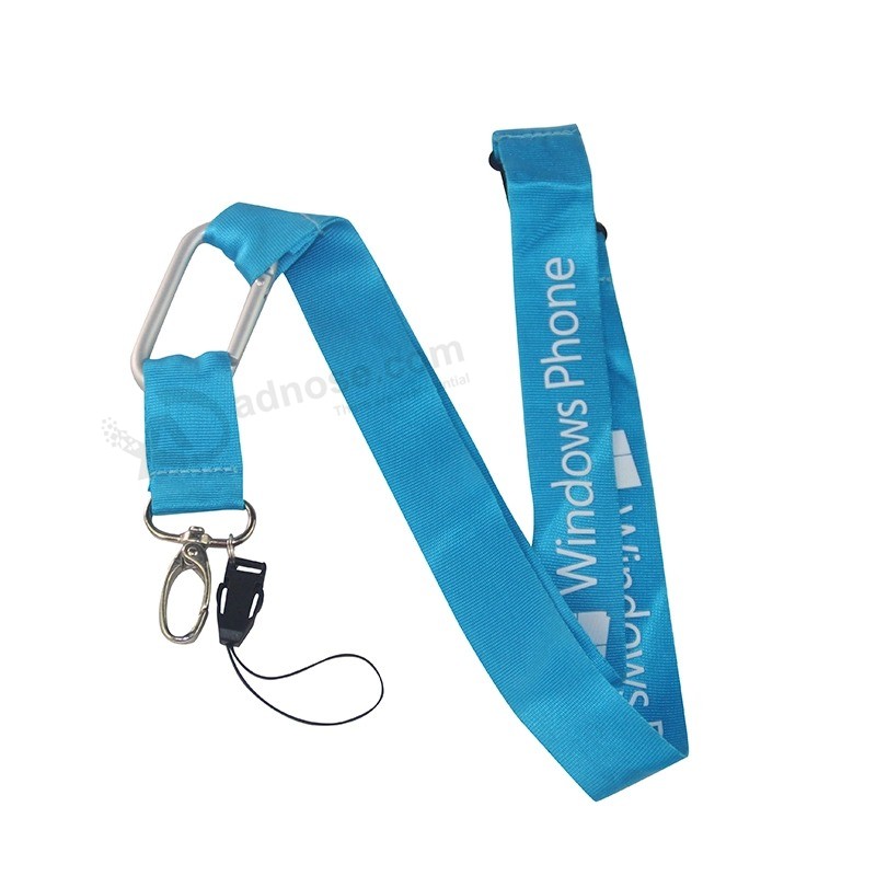 Promotion Wholesale Cheap Customized Logo Nylon Lanyard Strap