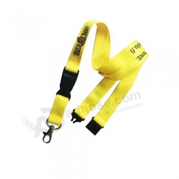 도매 개인화 된 폴리 에스테르 실크 인쇄 Lanyards 로고 사용자 정의