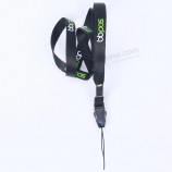 Vente en gros polyester cou ID porte-badge longe avec logo d’impression