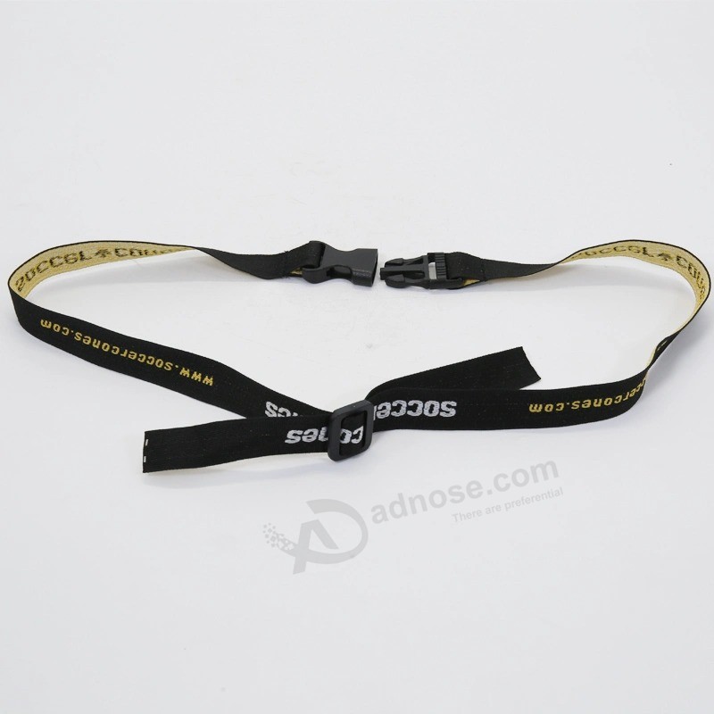 Custom Sublimation Heated Transfer Printed Logo Neck Metal Hook Buckle Lanyards