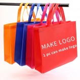 Borse della spesa con loghi Tote pubblicitaria ecologica riutilizzabile Borsa della spesa personalizzata non tessuta