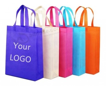 Logo personalizzato stampa di alta qualità a buon mercato maniglia non tessuto shopping bag