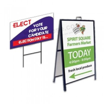 Customzied Logo PP Holle Reclamebord Restaurant Borden Openlucht
