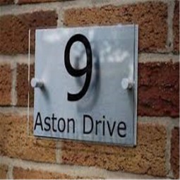 Wandbehang Verkehrsschild Transparente Acryl Werbeschild Schild