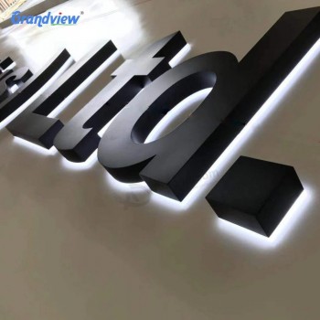 광저우 도매 LED 사인 보드 로고 레터 LED 백라이트 사인
