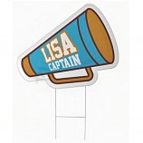 750GSM Custom Logo Cor Plastic Yard Signs Board per esterni