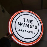 Forma personalizzata Lightbox Piccola pubblicità esterna Vuoto Formatura acrilico LED Blister Light Box Logo Sign Board