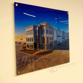benutzerdefinierte Logo gedruckt Wand Kunst Acryl, Werbung Dekoration Schild Acryl