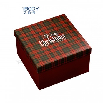 Cosméticos Caramelo Venta al por mayor Decoración Adorno Embalaje Navidad Caja de regalo Juego con tapa
