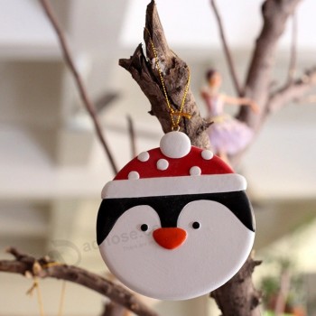 Albero di Natale Ornamento Decorazione Appeso Piccolo Pupazzo di Neve Fiocco di Neve