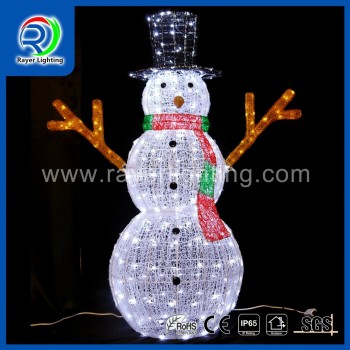 Lumière de Noël Décoration de vacances Décoration extérieure LED motif bonhomme de neige