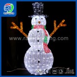 Luz de Navidad Decoración Navideña Decoración al aire libre Luz de motivo LED Muñeco de nieve