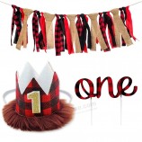 Kerstthema Verjaardagsfeestje Decoratie Taart Topping Baby Cadeaubenodigdheden