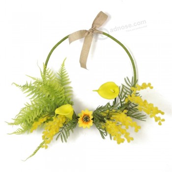 Cina fornitura artificiale fiore ghirlanda per la decorazione del partito della parete domestica