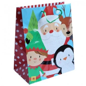 2021 Sacchetti regalo di carta di Natale di nuova concezione