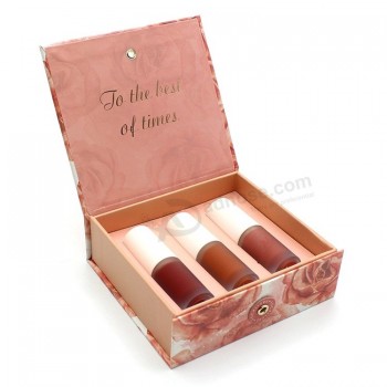 Caja de embalaje de cartón kraft biodegradable Beaty Make up