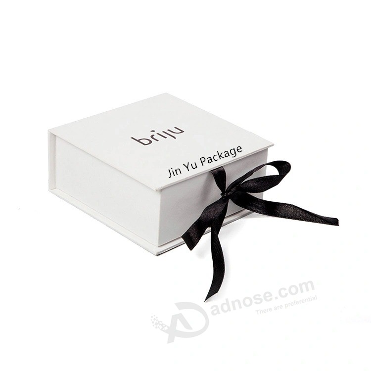 Custom Elegant Paper Gift Ribbon Jewellery Packaging Display Boxes Wholesale