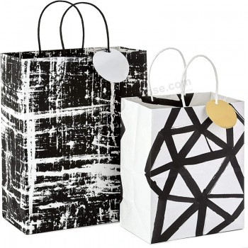 Bolsa de papel creativa de publicidad promocional personalizada del arte con servicio de impresión