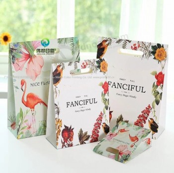 Custom Beautiful Printing High Quality Paper Shopping Hand Gift Bag