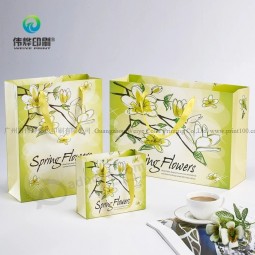 China Manufacture Beautiful Recyclable Favor Paper Printing Packaging Gift Bags