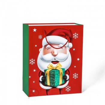 Weihnachtsmann Weihnachtsgeschenk Verpackung Einkaufen Papiertüten