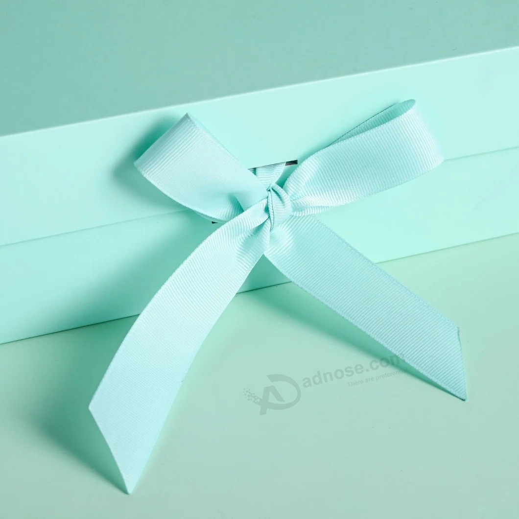 Custom Ribbon Cosmetic/Dress/Shoe/Toy Packaging Magnetic Folded Paper Cardboard Packing Gift Boxes