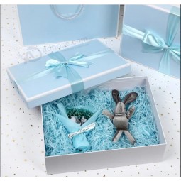 Luxus Design Custom Druck Papier Karton Babydecke Kleidung Geschenkverpackung dekorativer Koffer Box