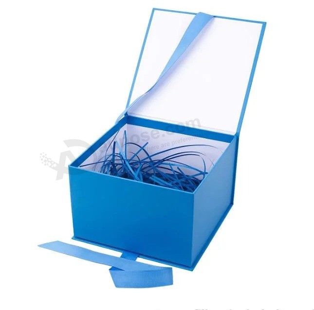 Gift Box with Lid (Turquoise Blue) for Birthdays, Mothers Day, Bridal Showers, Weddings, Occasion
